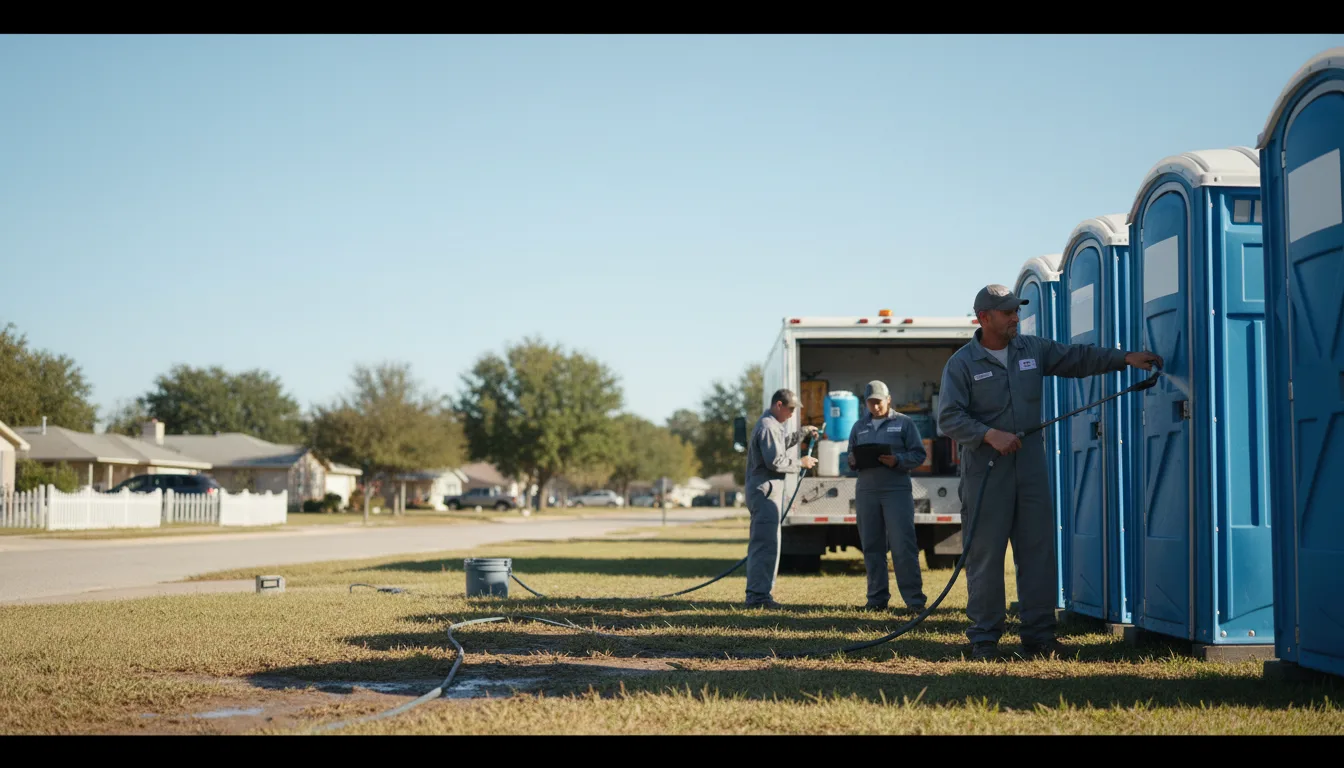 Long-Term Portable Toilet Rental in Clinton, IL near me